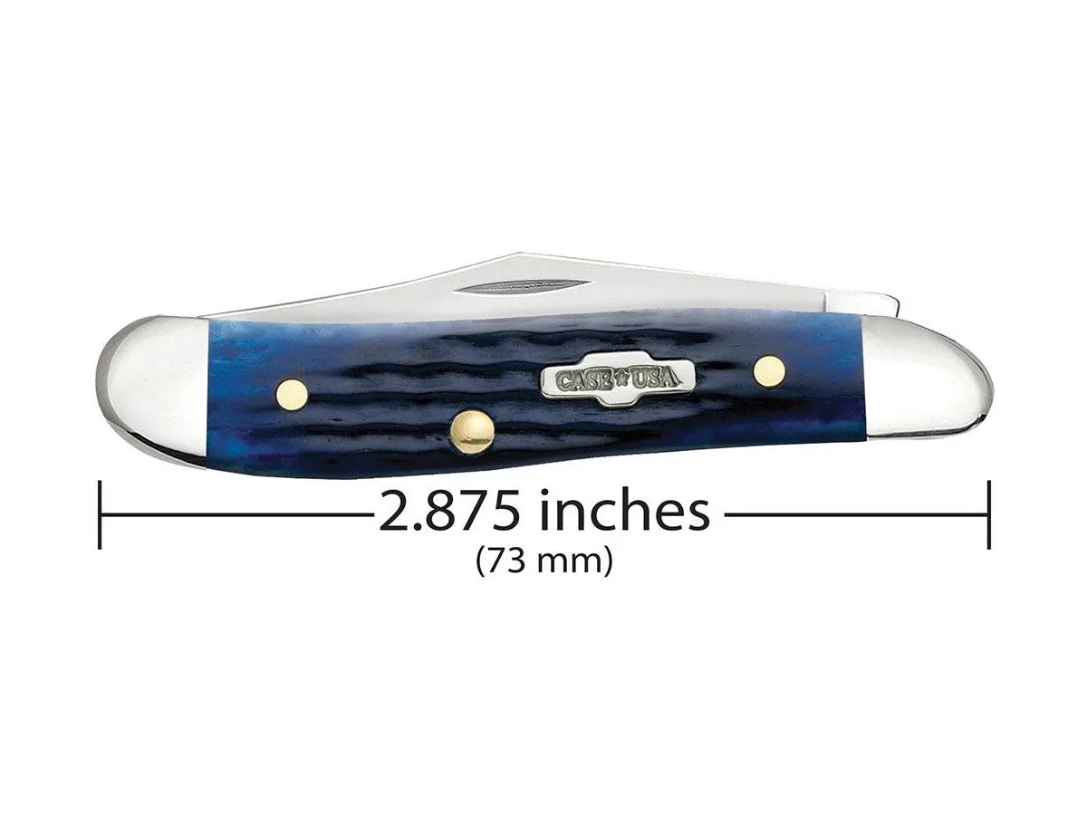 Scyzoryk Rogers Case Peanut SS Blue Bone — zdjęcie 2