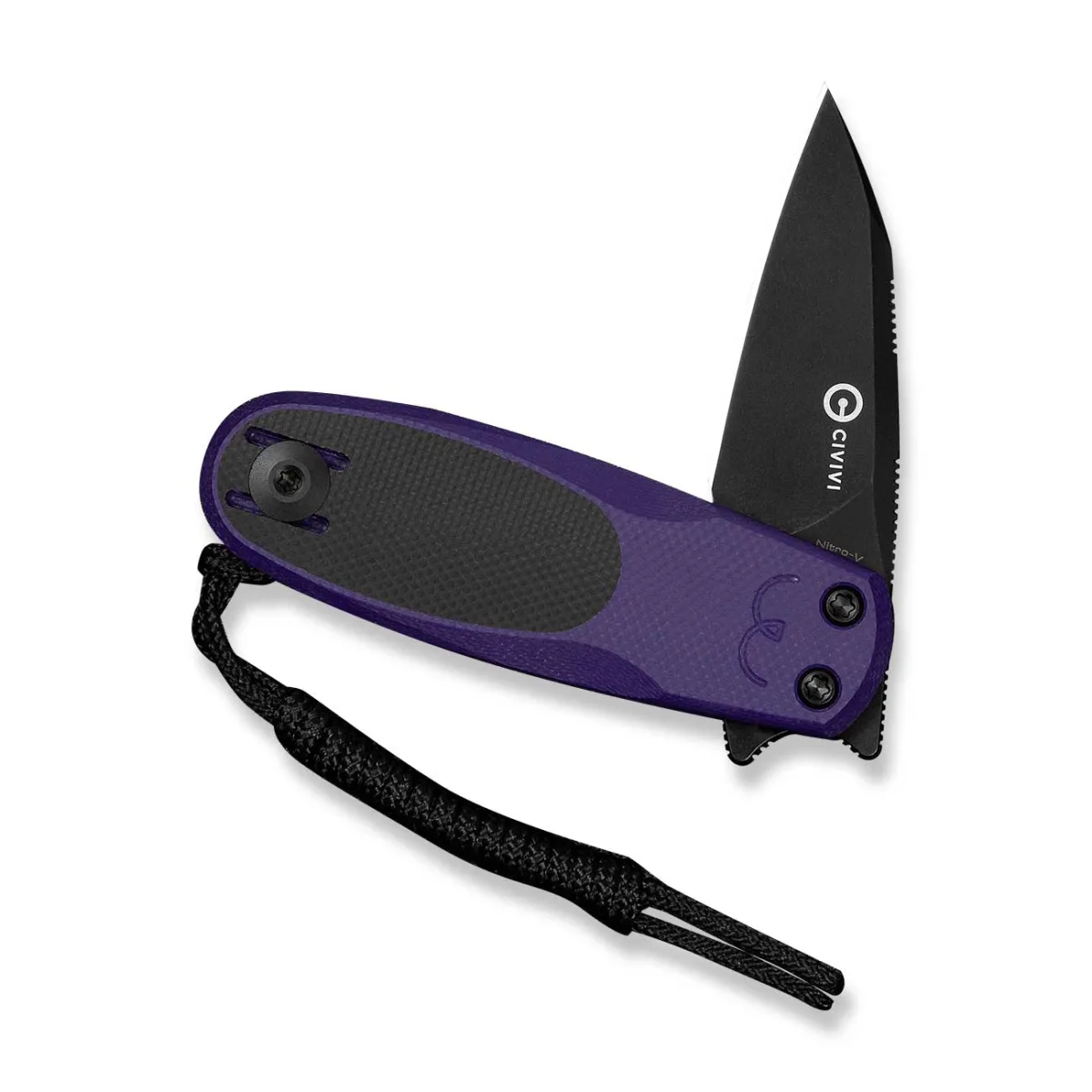 Nóż Civivi Purr Nitro-V Purple & Black G10 — zdjęcie 3