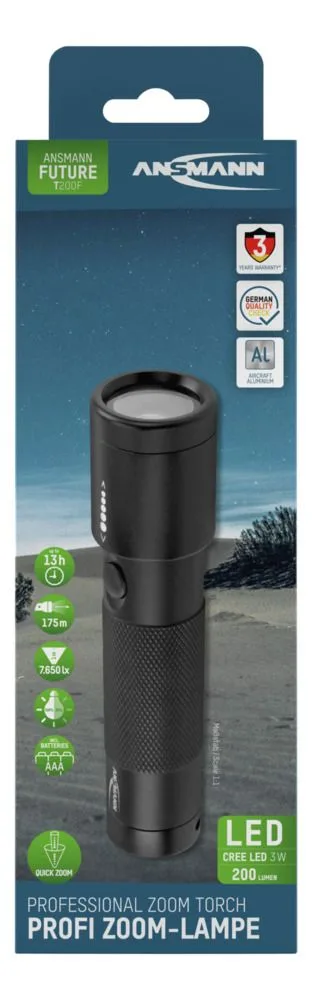 Latarka Ansmann LED Future T200F,200 lm,3xAAA — zdjęcie 2