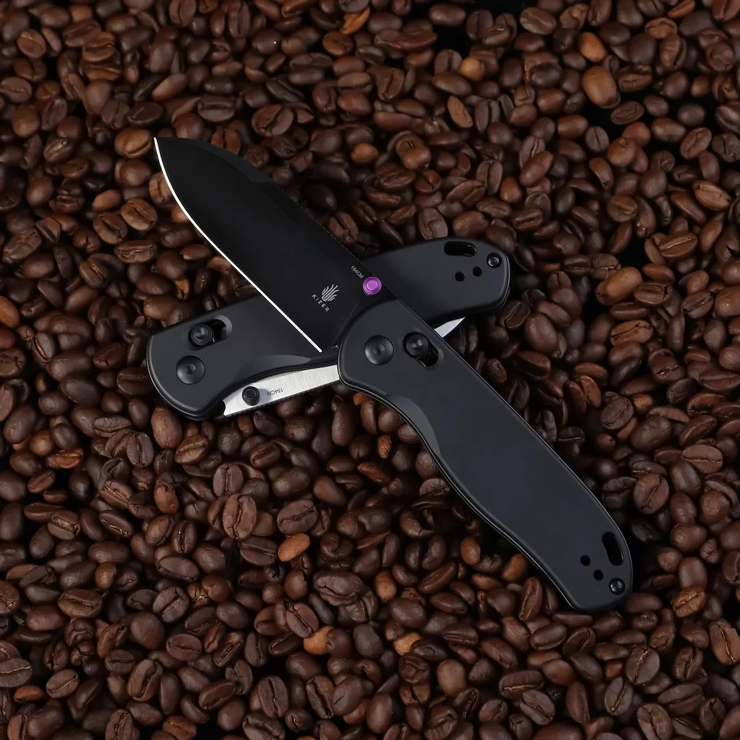 Nóż Kizer Drop Bear Black Aluminum 154CM — zdjęcie 9