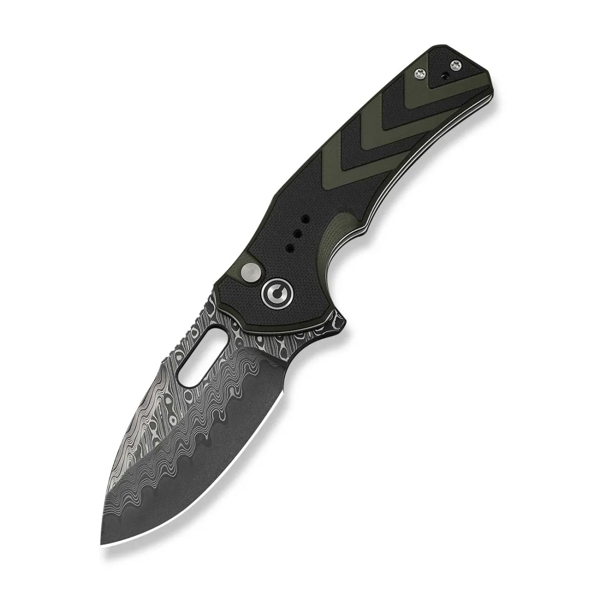 Nóż CIVIVI Vexron Damast G10 Milled Black & Green — zdjęcie 1