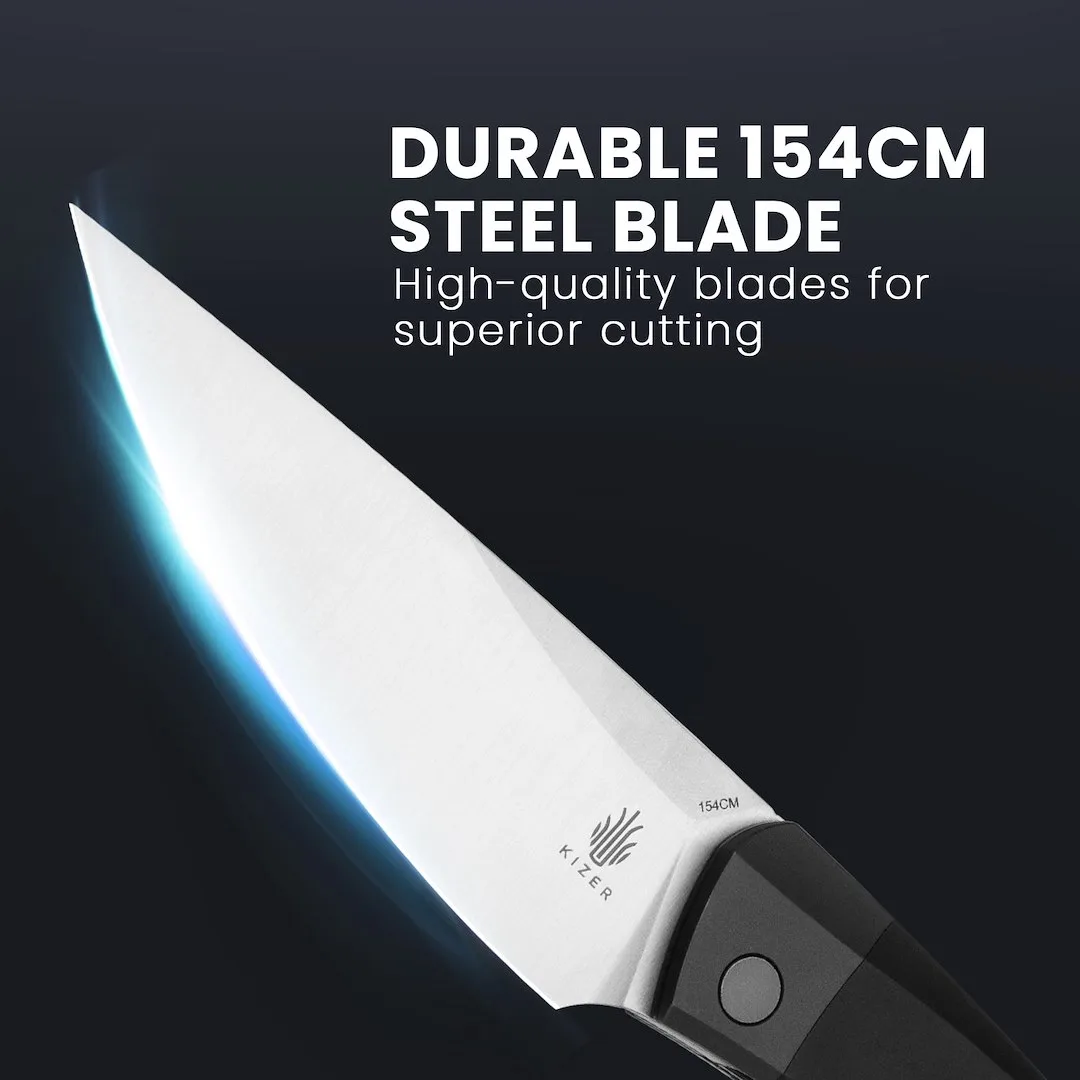 Nóż Kizer Momo Aluminum 154CM — zdjęcie 11