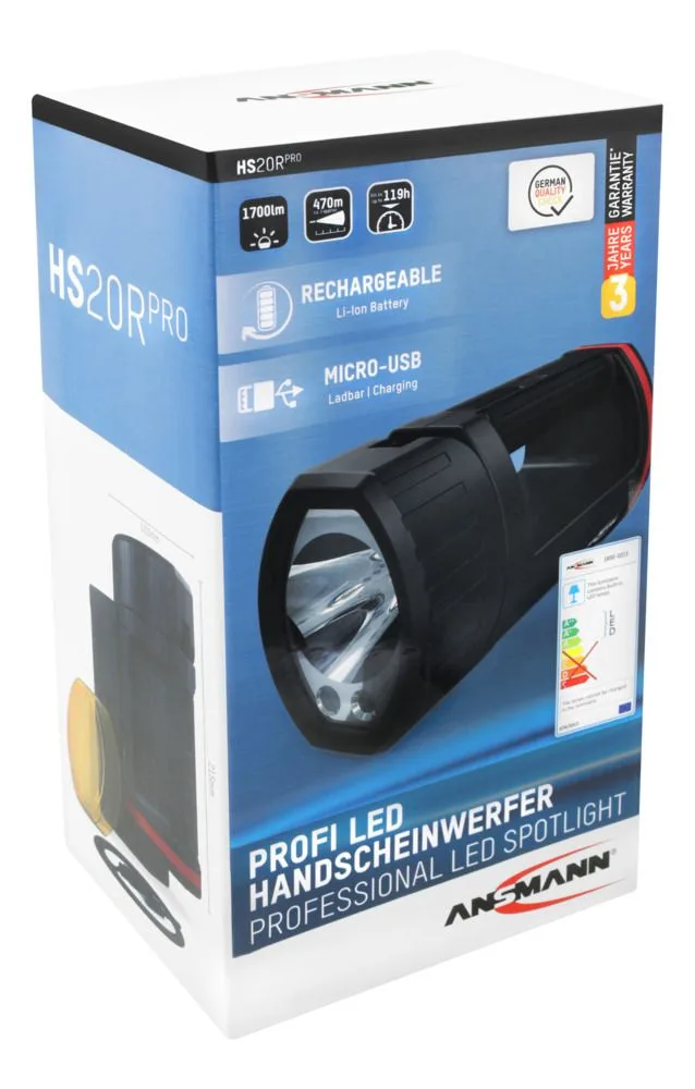 Reflektor Ansmann HS20R Pro, 1700 lm, aku — zdjęcie 3