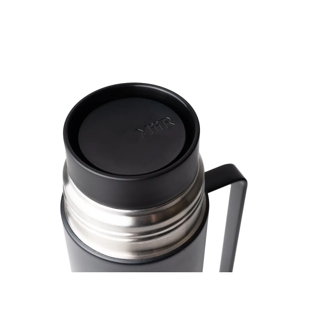 Termos MiiR z dwoma kubkami Tomo 1l Black — zdjęcie 2