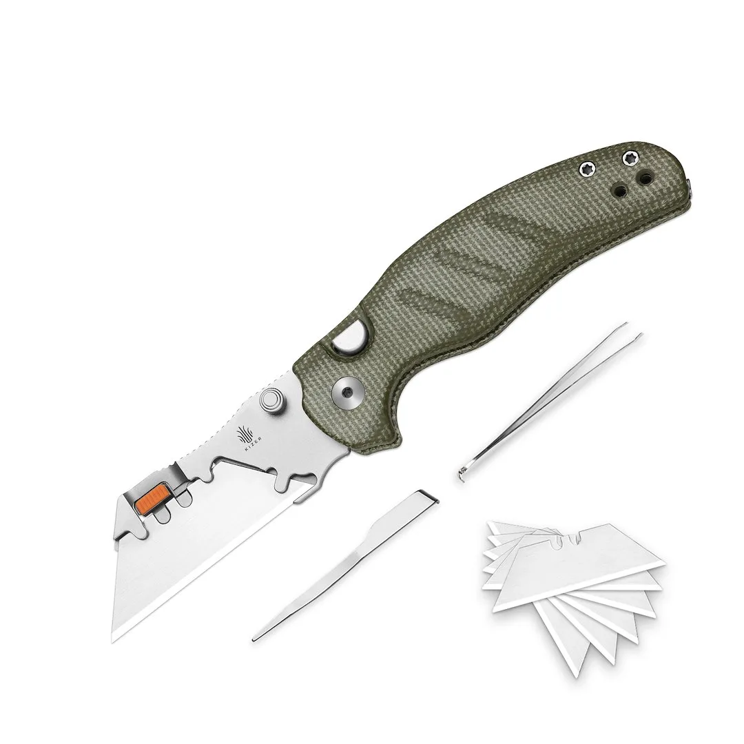 Nóż Kizer C01C Uti 2 Micarta 5Cr15MoV — zdjęcie 1