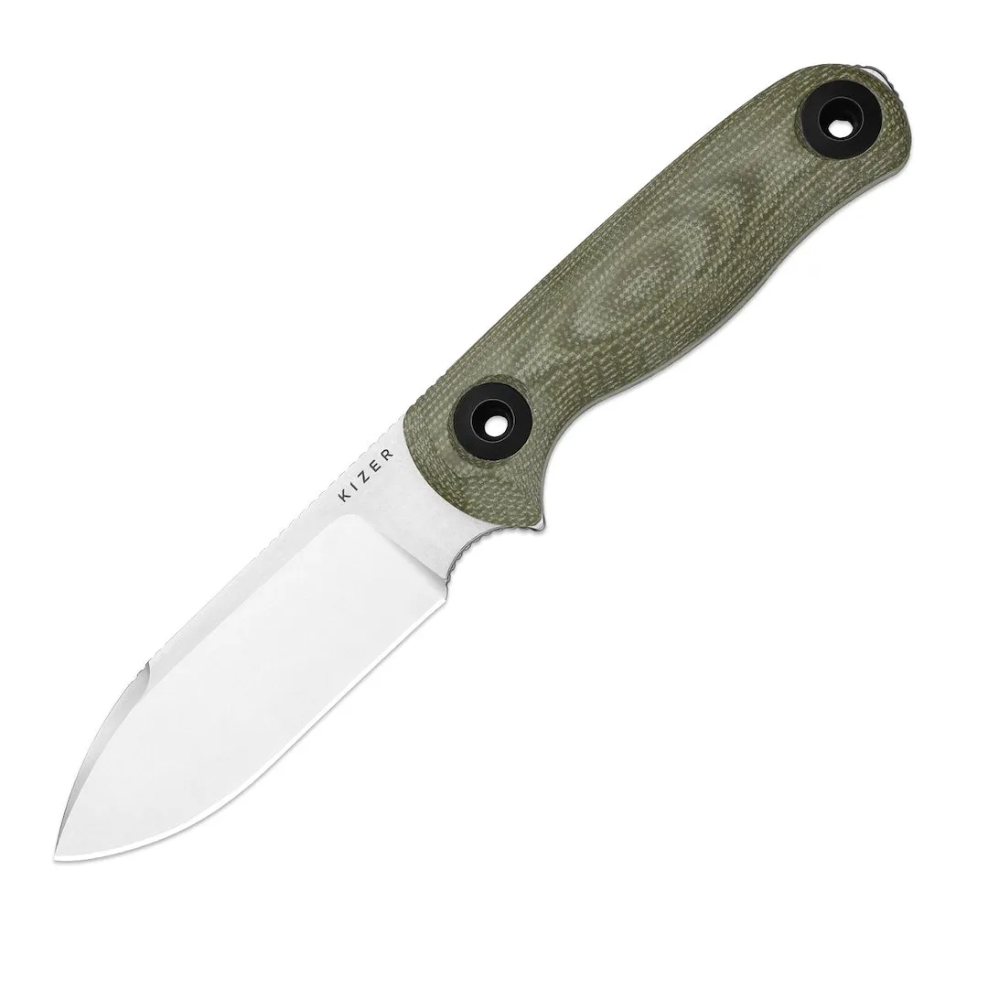 Nóż Kizer Drop Bear Fix 3 Micarta 14C28N — zdjęcie 1