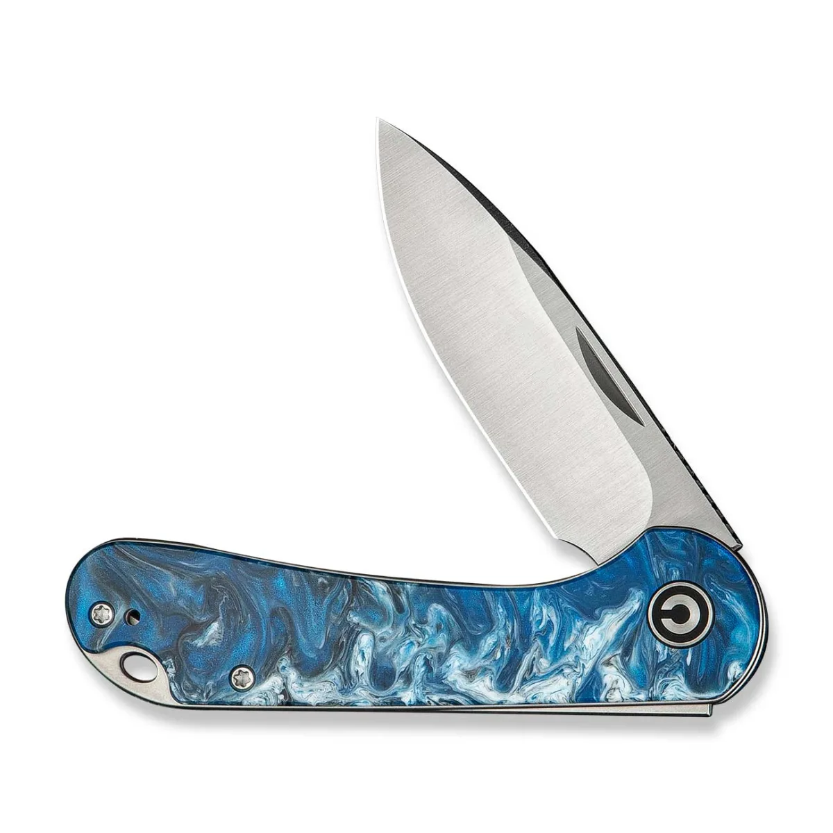 Nóż Civivi Elementum Slip Joint 14C28N Blue Resin — zdjęcie 3