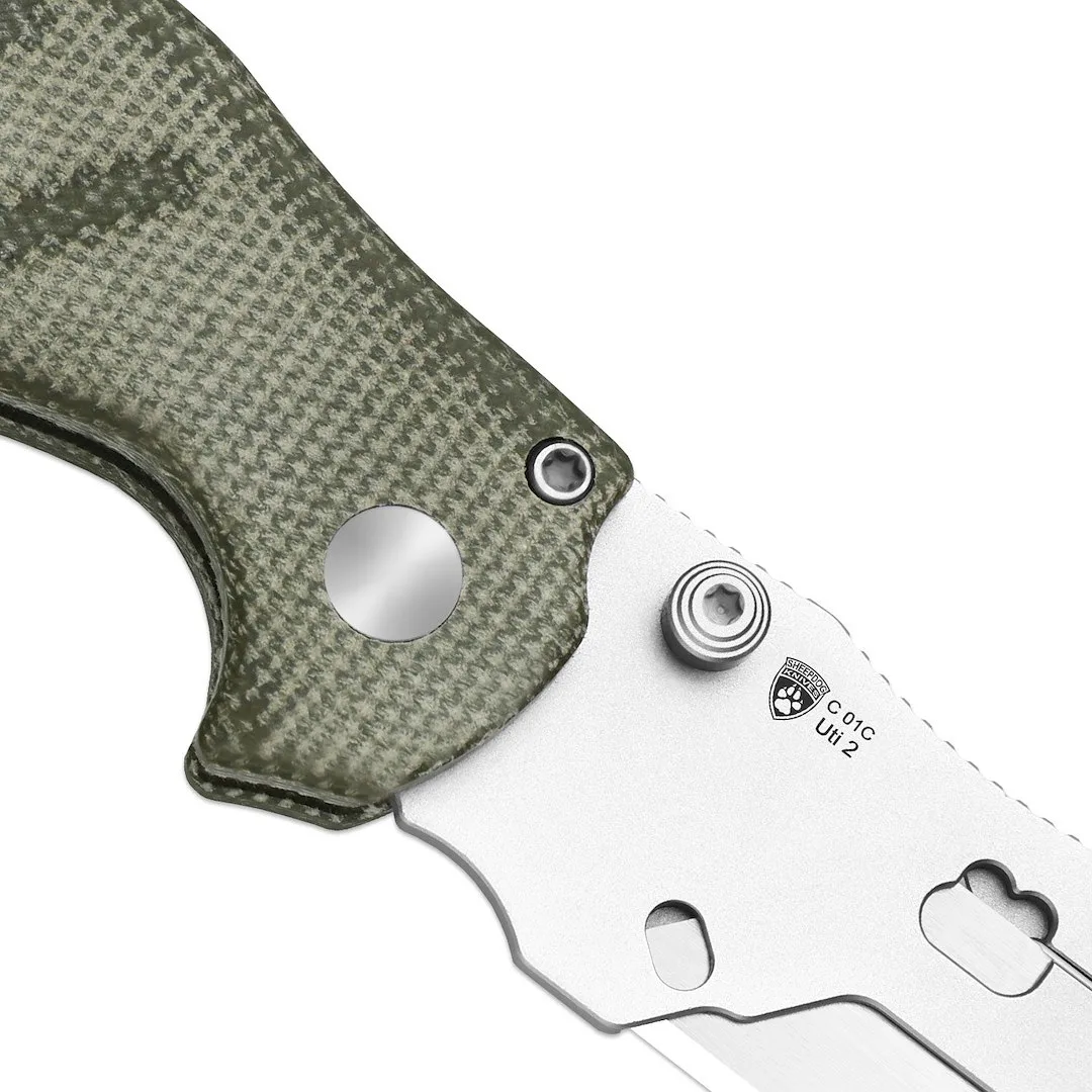 Nóż Kizer C01C Uti 2 Micarta 5Cr15MoV — zdjęcie 4