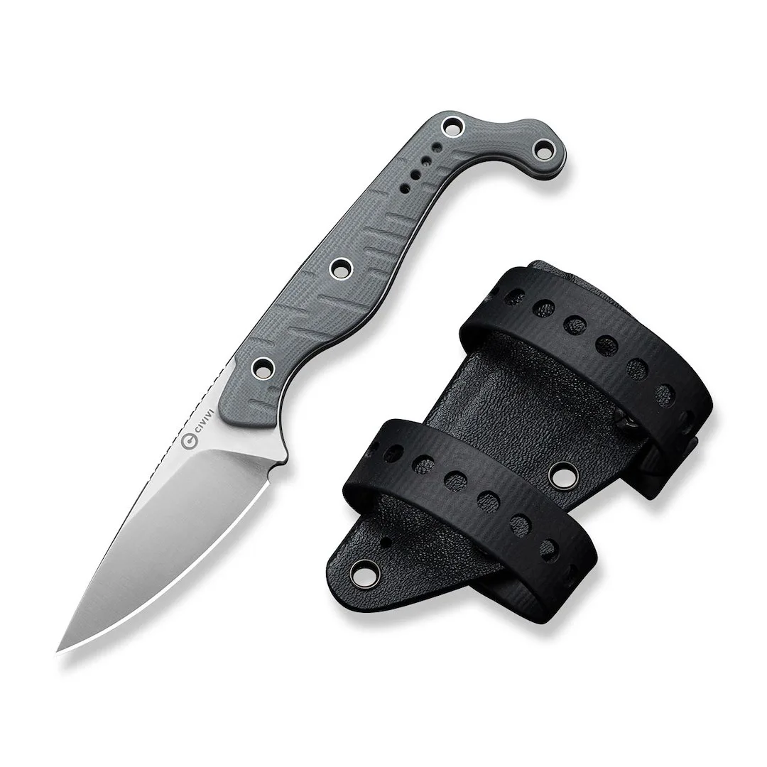 Nóż CIVIVI Fixed SÖKN Nitro-V Gray G10 Satin — zdjęcie 1