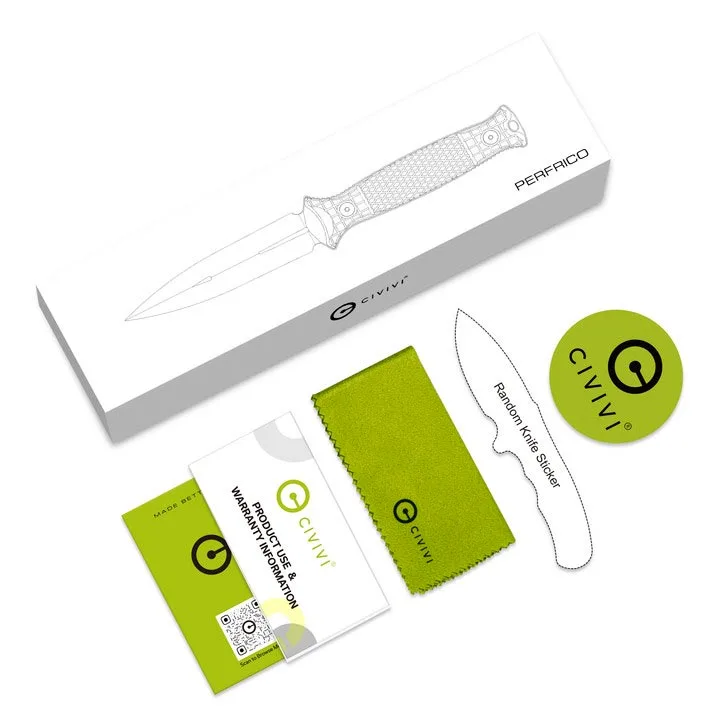 Nóż CIVIVI Fixed Perfrico 14C28N G10 OD Green — zdjęcie 8