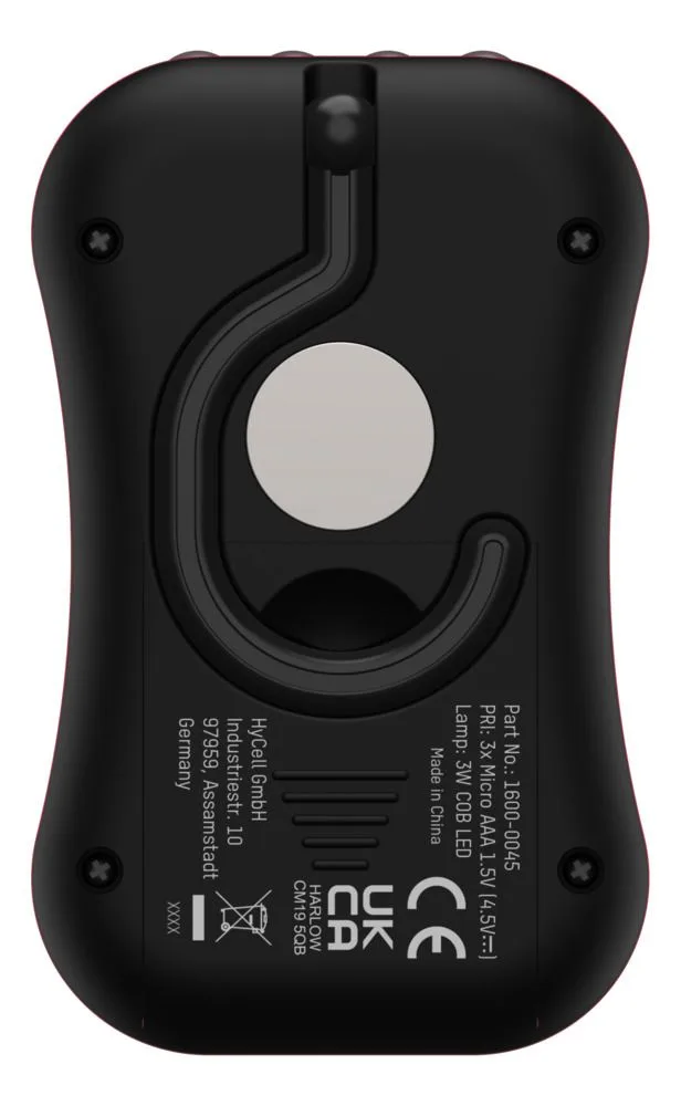 Lampa warsztatowa HyCell 2w1, 180 lm, 3xAAA — zdjęcie 9