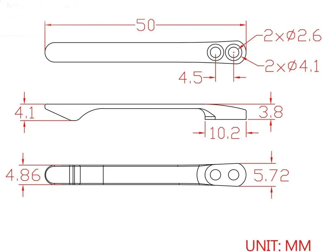 Klips CIVIVI Titanium z 6 śrubkami T001C — zdjęcie 3