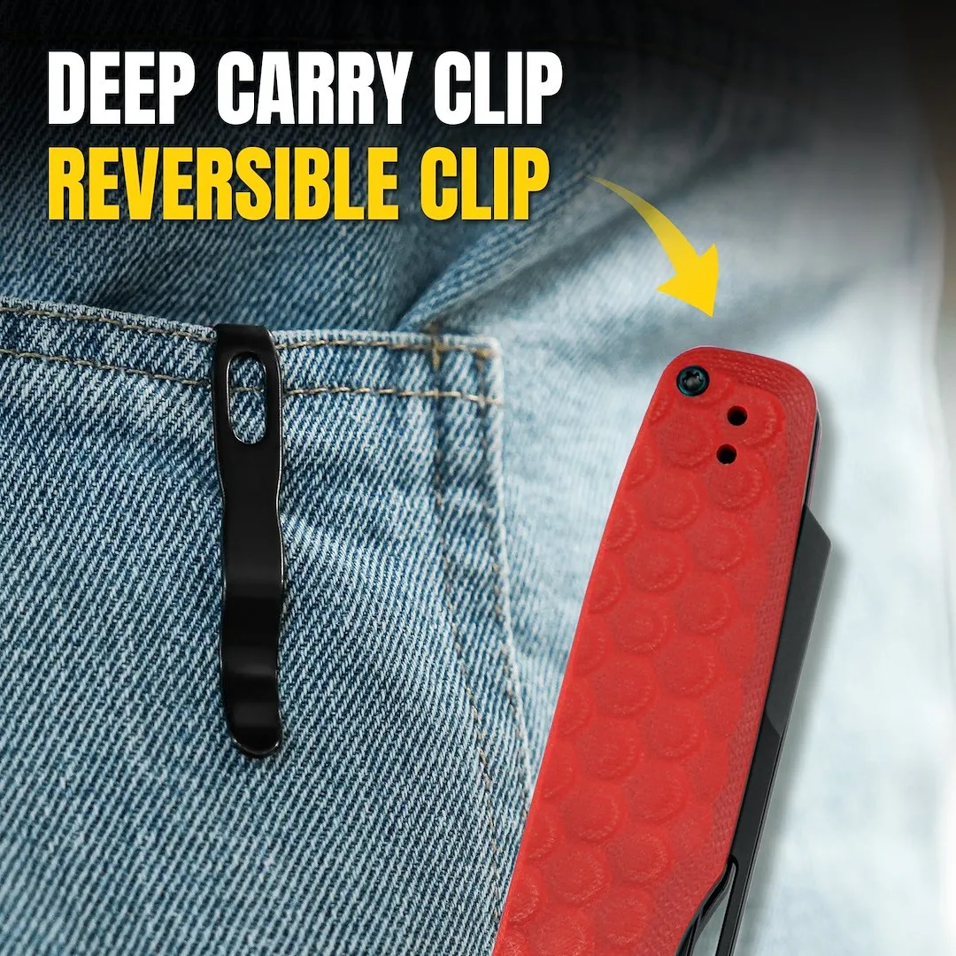 Nóż Kizer Task Red G10 Nitro-V — zdjęcie 14