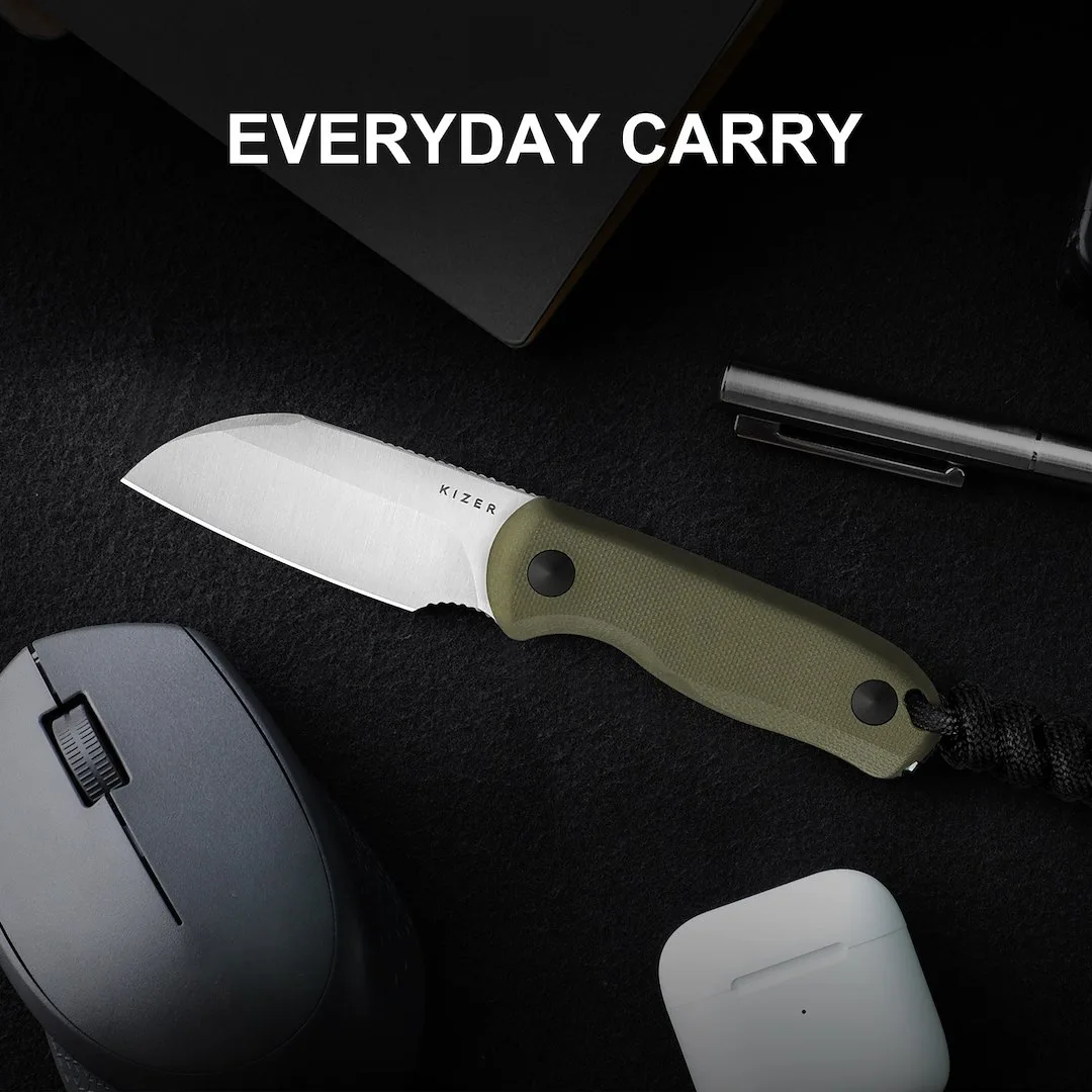 Nóż Kizer Fixed Drop Bear G10 AEB-L — zdjęcie 15