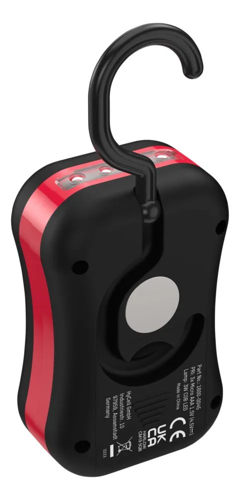 Lampa warsztatowa HyCell 2w1, 180 lm, 3xAAA — zdjęcie 10