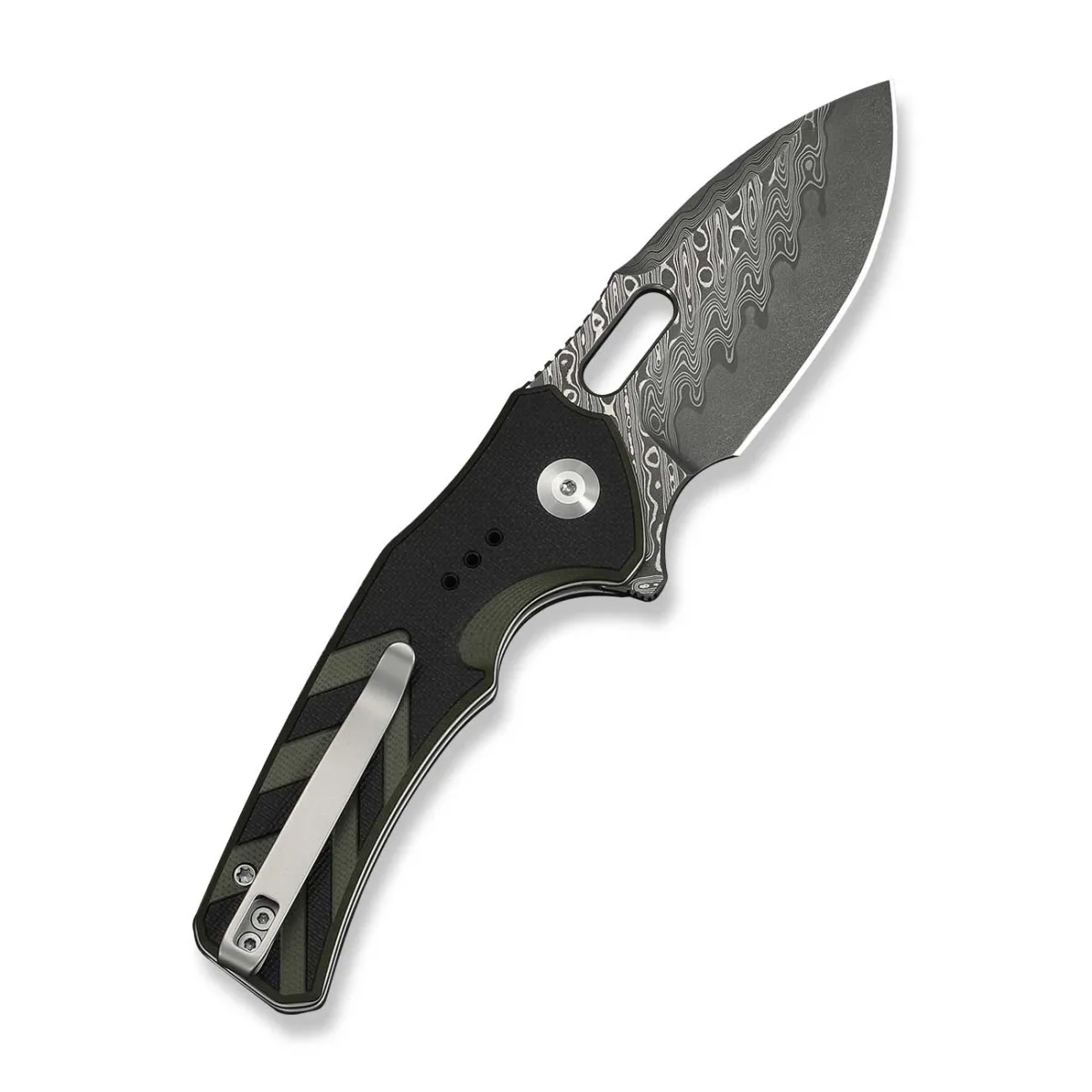 Nóż CIVIVI Vexron Damast G10 Milled Black & Green — zdjęcie 2
