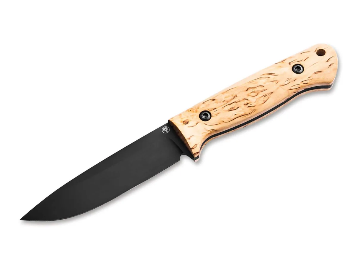 Nóż Böker DBK Bushfriend 2000 Curly Birch 80CrV2 — zdjęcie 1