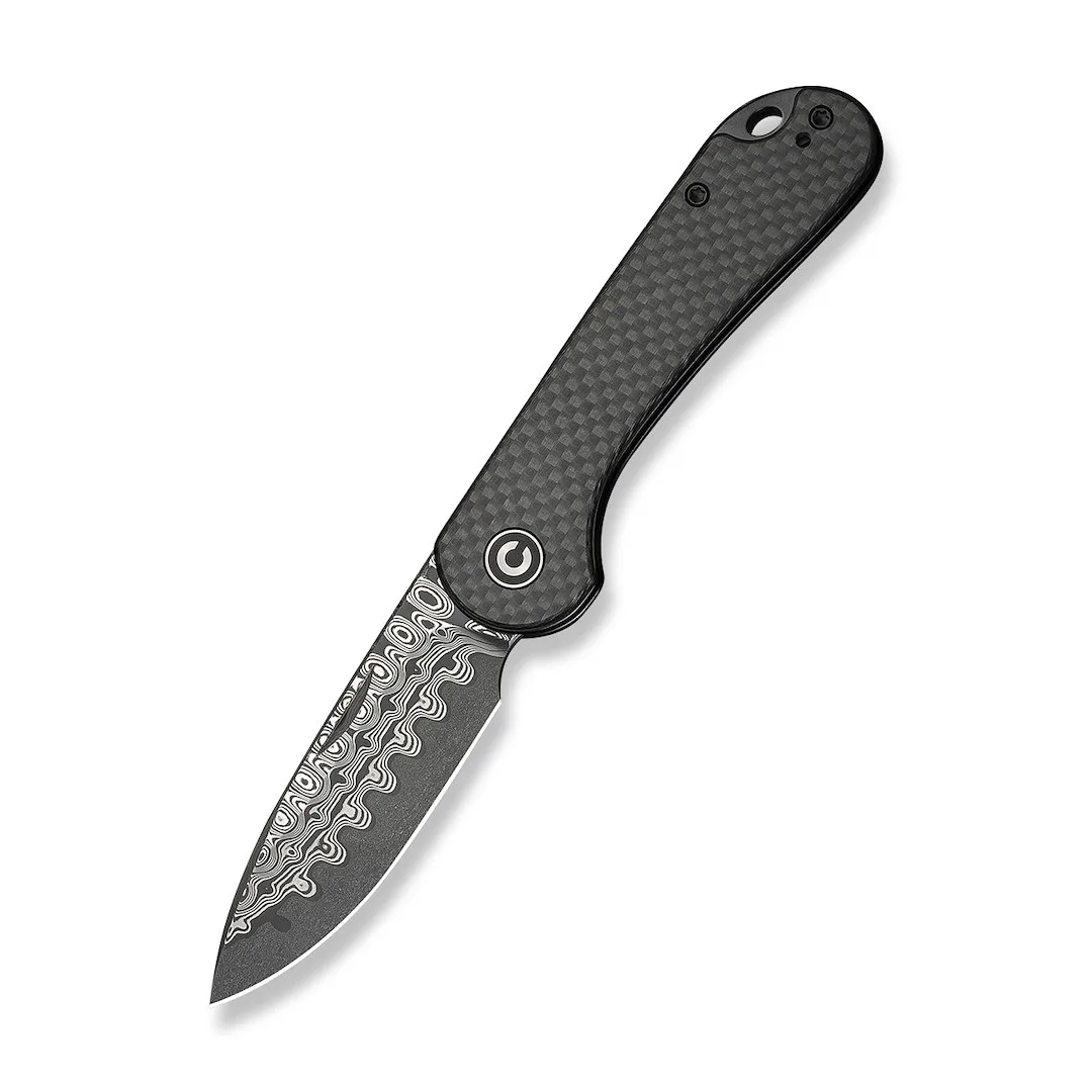 Nóż CIVIVI Elementum Slip Joint Damast CF — zdjęcie 1