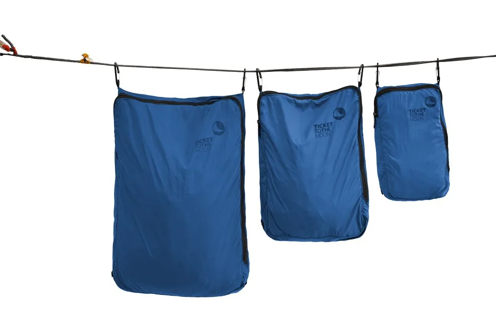 Zestaw 3 organizerów podróżnych TTTM Lightest Blue — zdjęcie 1