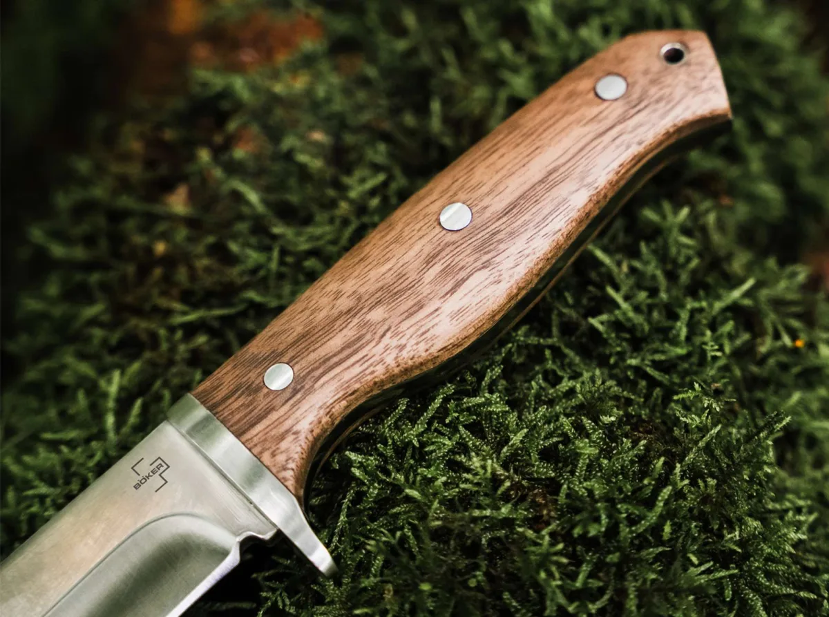 Nóż Böker Plus Walnut Drop 14C28N — zdjęcie 7