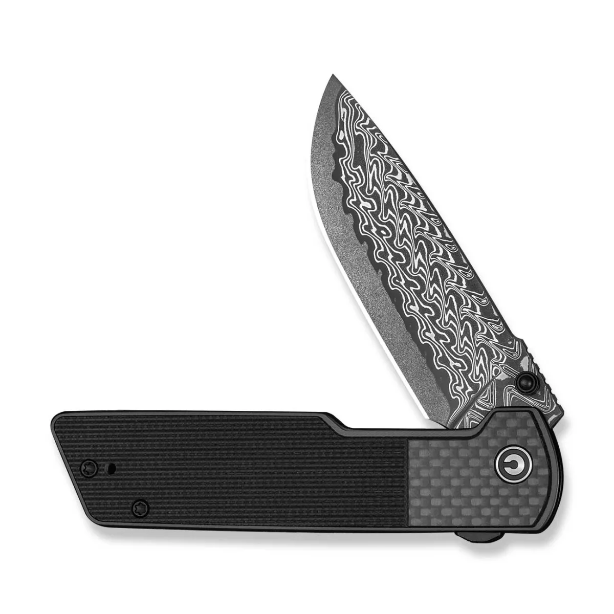 Nóż CIVIVI Zygon Damast Gray G10 & Carbon Fiber — zdjęcie 3