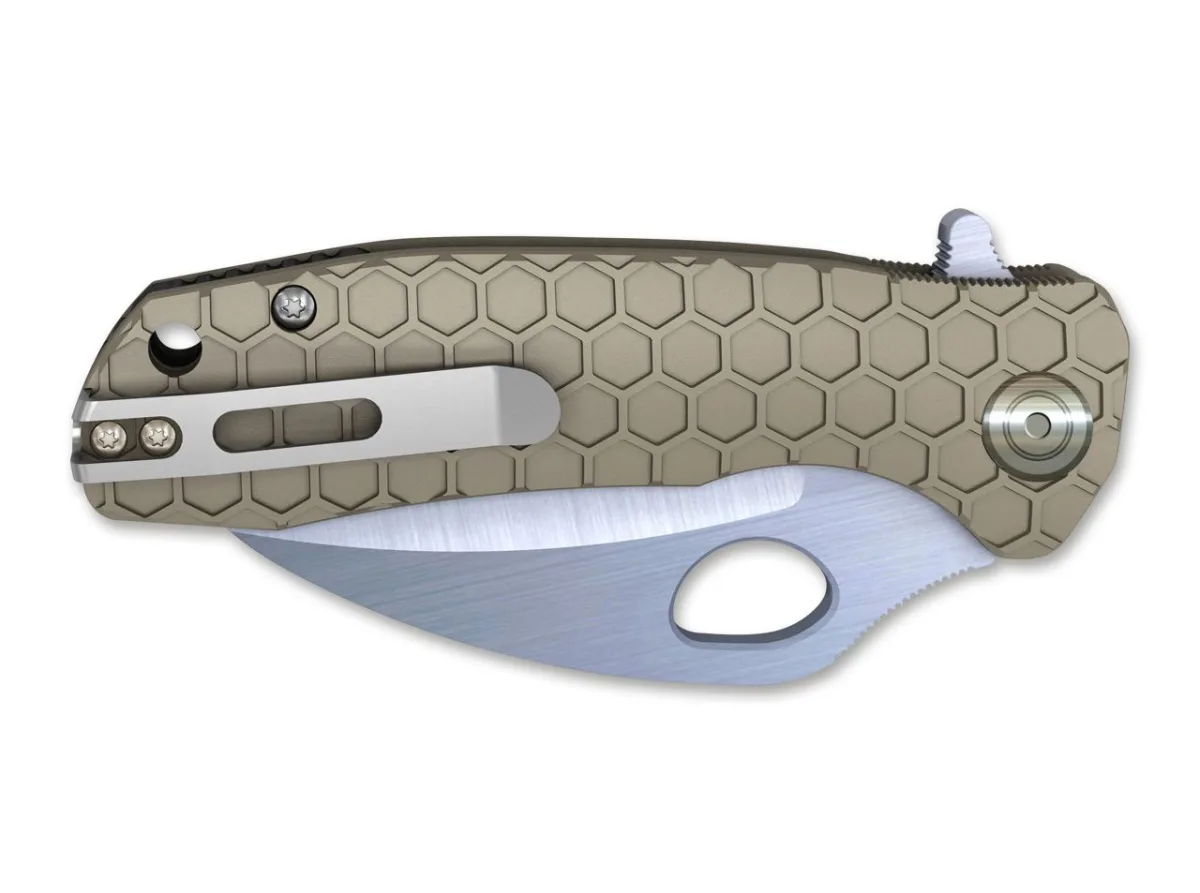 Nóż Honey Badger Claw D2 Medium Tan Plain — zdjęcie 2