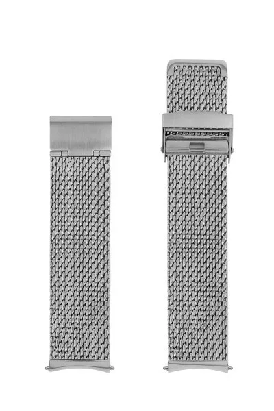 Bransoleta stalowa Zeppelin srebrna, 22 mm — zdjęcie 2