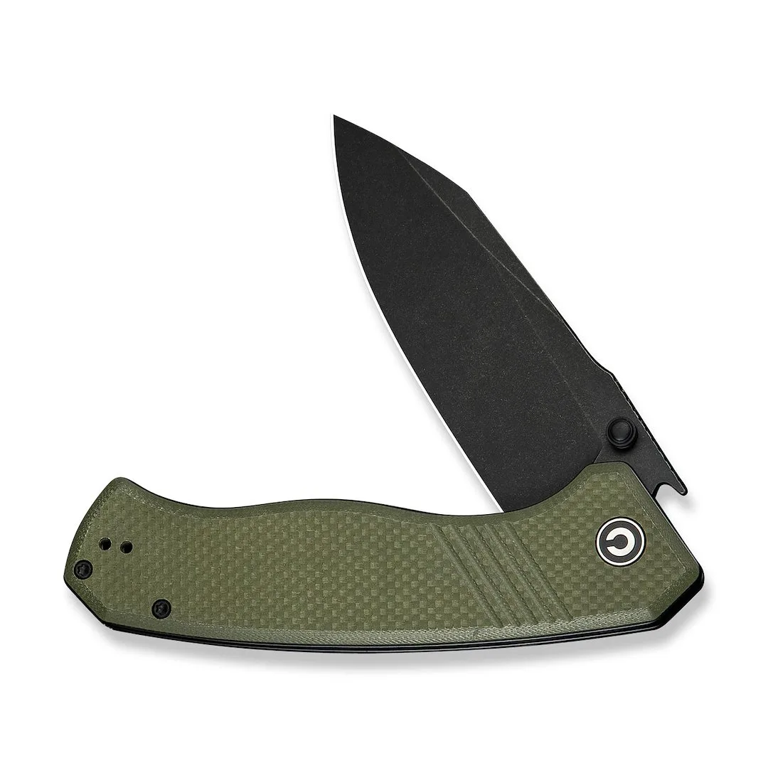 Nóż CIVIVI Placoid 14C28N G10 Green Black Blade — zdjęcie 3