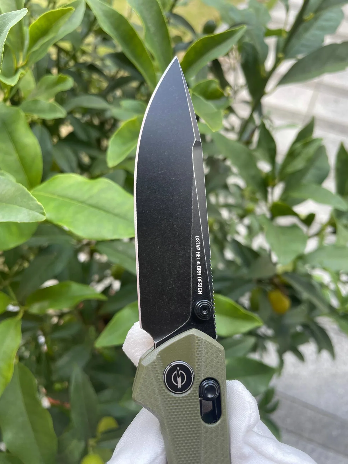 Nóż KNIVESPL The First OD Green G10 14C28N — zdjęcie 5