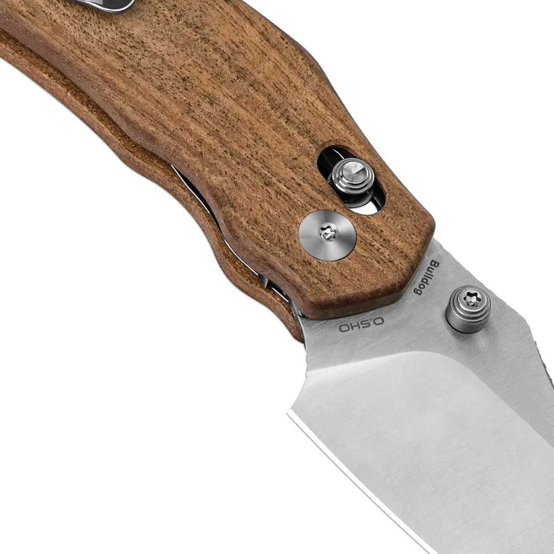 Nóż Kizer Bulldog Mkuruti Wood Nitro-V — zdjęcie 6