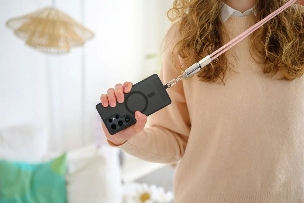Kabel smyczkowy Ansmann USB-C/C,60W,120cm,różowy — zdjęcie 4