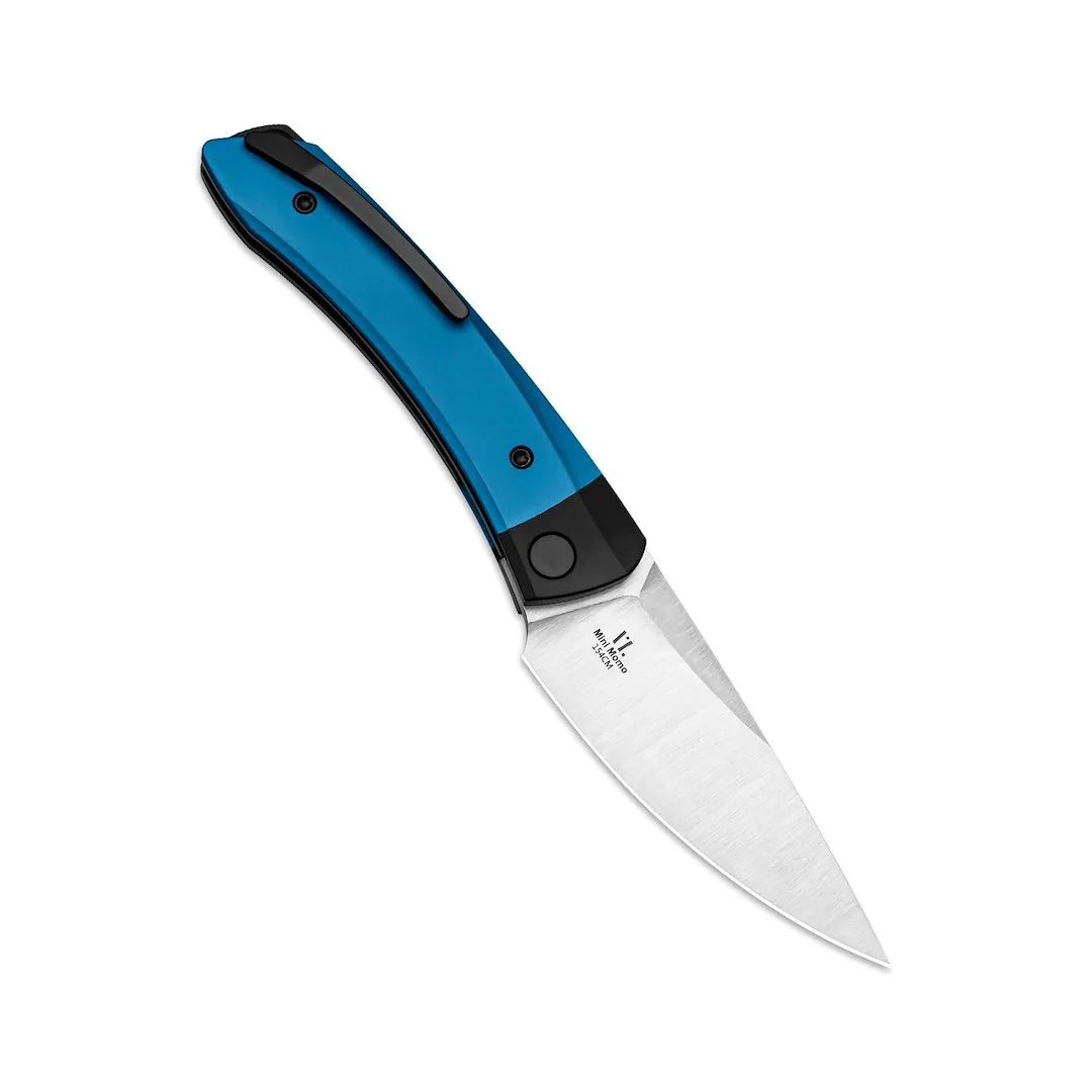 Nóż Kizer Mini Momo Blue Aluminum 154CM — zdjęcie 2