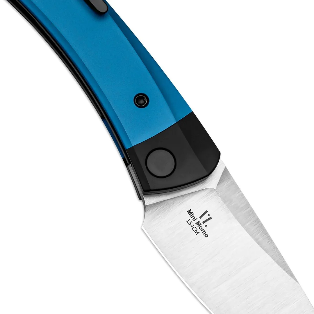 Nóż Kizer Mini Momo Blue Aluminum 154CM — zdjęcie 6