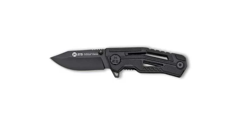 Nóż K25 25006 Black G10 CF