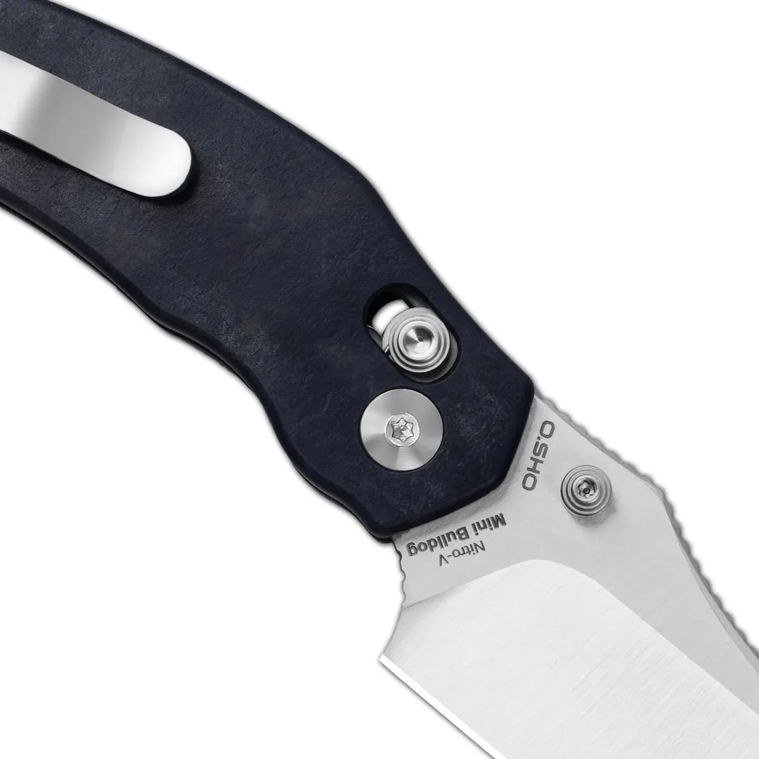 Nóż Kizer Mini Bulldog Richlite Nitro-V — zdjęcie 4