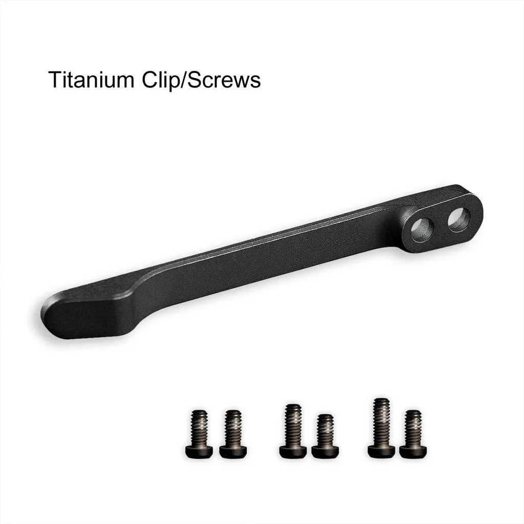 Klips CIVIVI Black Titanium z 6 śrubkami T001D — zdjęcie 2