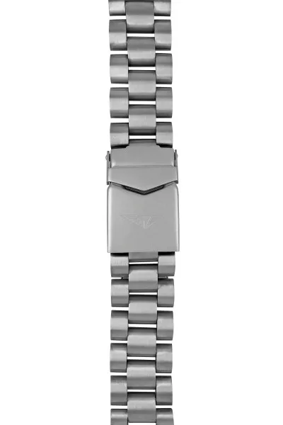 Bransoleta tytanowa Bauhaus, srebrna 22 mm — zdjęcie 1