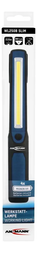Lampa warsztatowa LED Ansmann WL250B, 215 lm, 4xAA — zdjęcie 6
