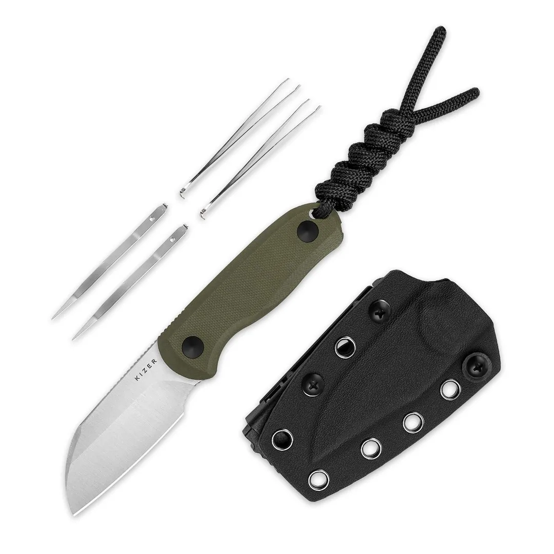 Nóż Kizer Fixed Drop Bear G10 AEB-L — zdjęcie 3