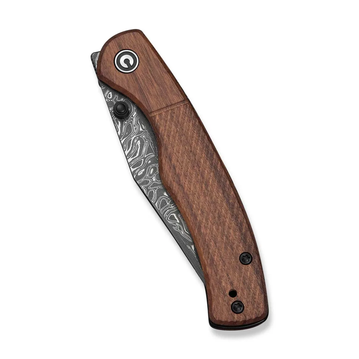 Nóż Civivi Clingman Damascus Guibourtia Wood — zdjęcie 4