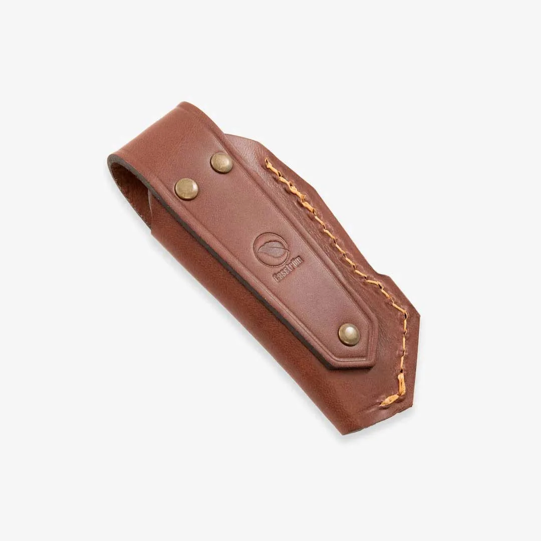 Etui na nóż Casström Lars Fält Folder, koniak — zdjęcie 3