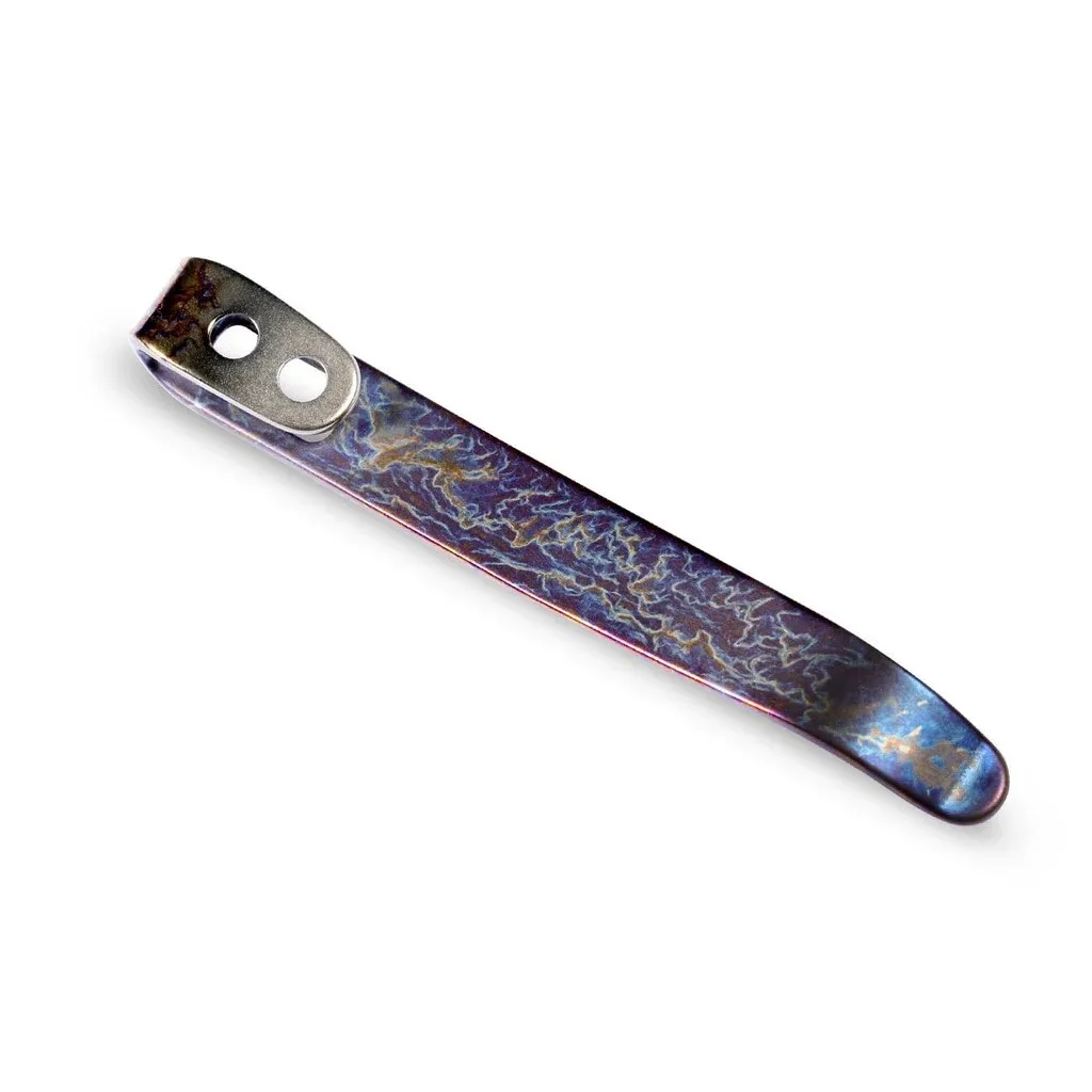 2 klipsy CIVIVI Flamed Titanium Blue/Purple 50/55 — zdjęcie 3