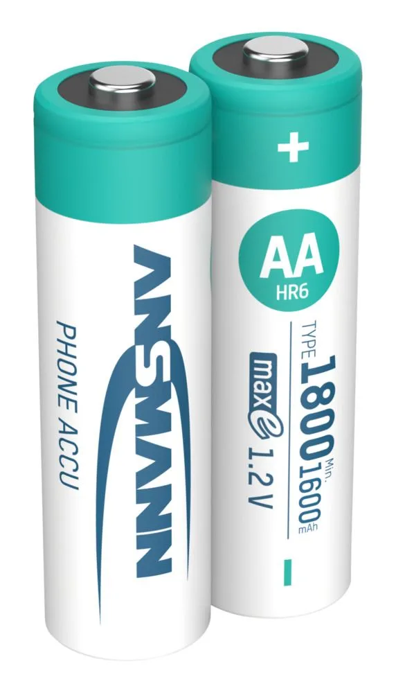 Akumulatory Ansmann Dect NiMH AA/R6 typ 1800 2szt — zdjęcie 3