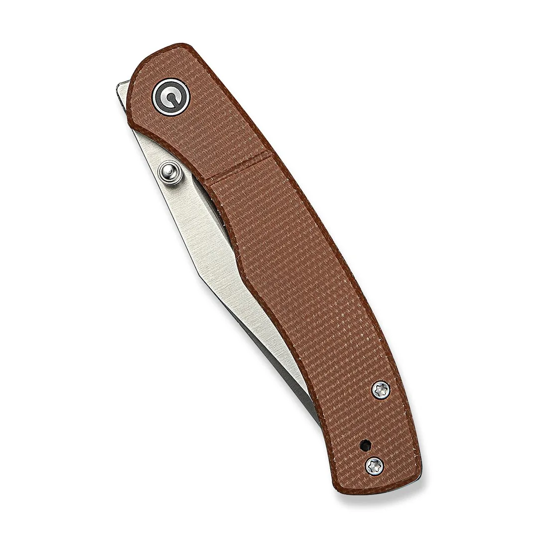 Nóż CIVIVI Clingman Nitro-V Micarta Brown C23065-3 — zdjęcie 4