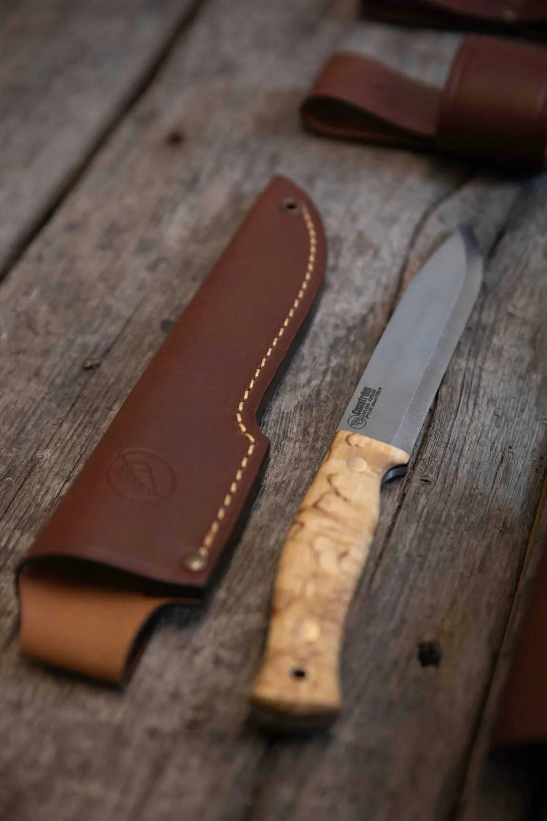 Nóż Casström No.14 SFK Curly Birch A8 Mod — zdjęcie 5