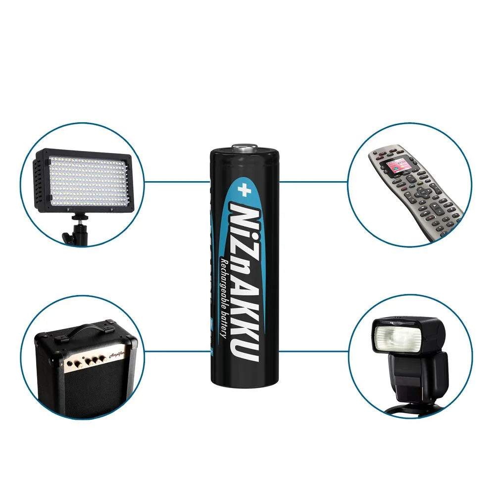 Akumulatory Ansmann NiZn AA R6 2500 mWh 1.6V 4 szt — zdjęcie 5