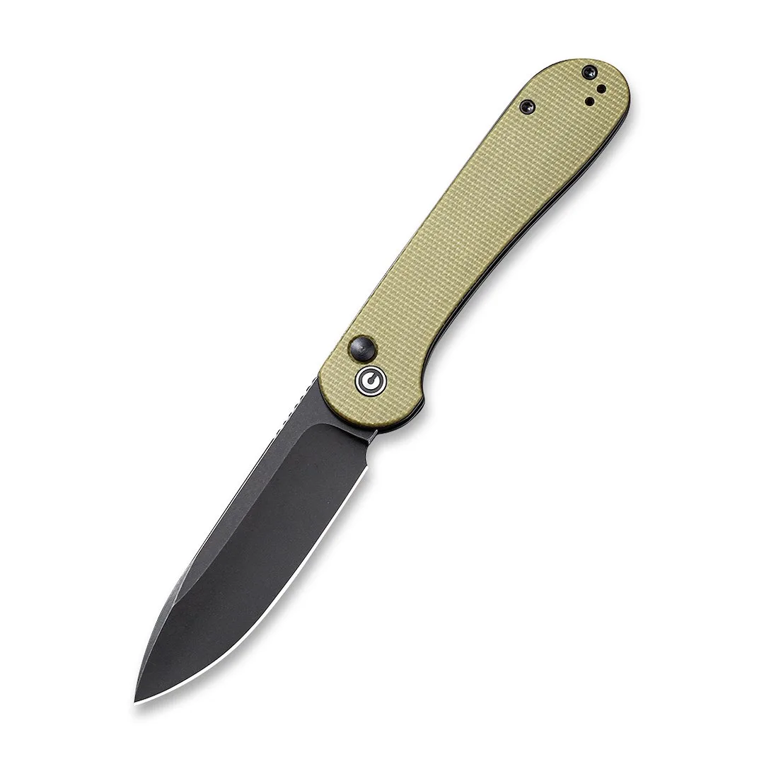 Nóż CIVIVI Button Lock Elementum Olive Micara — zdjęcie 1