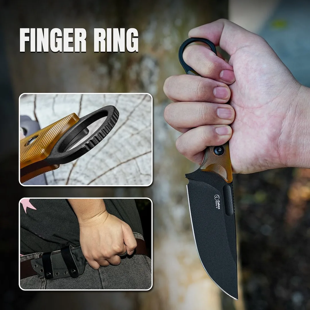 Nóż Kizer Fixed Cabox PEI Nitro-V — zdjęcie 14