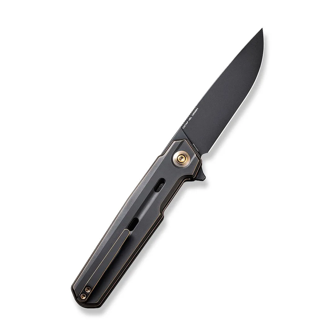 Nóż WE Knife Navo CPM-20CV Bronze & Black Titanium — zdjęcie 2