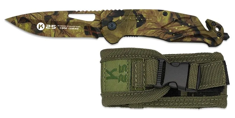 Nóż K25 25009 Tactical Camo Aluminium